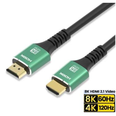 Imagem de Cabo Hdmi 2.1 8k 3d 1,5 Metros Super Ultra Hd Banhado A Ouro - ws
