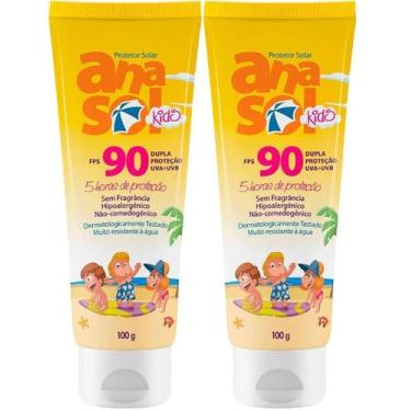 Imagem de Kit 2 Protetor Solar Kids Fps 90 Alta Proteção 100g - Anasol
