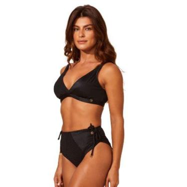 Imagem de Hot Pants Fio Duplo Com Regulagem Lua Morena 21552, Preto, GG