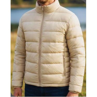 Imagem de Jaqueta Bobojaco Masculina Puffer Blusa De Frio Squadrão X Preta Sem T