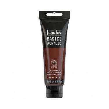 Imagem de Tinta Acrílica Liquitex Basics 118ml 127 Burnt Sienna