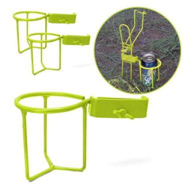 Imagem de Porta Lata para Suporte Vara de Pesca com Parafuso Fluorescente Ideal 
