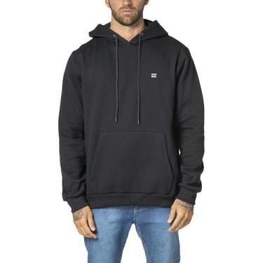 Imagem de Moletom Billabong Canguru Elastic WT23 Masculino Preto, Preto, P