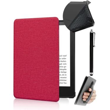 Imagem de enoxboo Capa para Kindle 11ª Geração (2024/2022, Modelo: C2V2L3/RS23CV) - Acompanha Alça de Mão Caneta Stylus Além de Possuir Função de Ativação/Desativação Automática