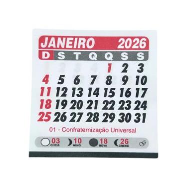Imagem de 300 Bloquinhos De Calendário Para Ímã De Geladeira - Jataí