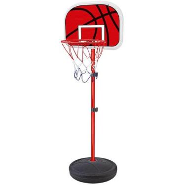 Imagem de Basquete infantil com tabela, bola e bomba de ar 1,39 metros - DM BRAS
