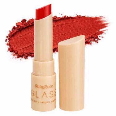 Imagem de Batom glass creamy matte ruby rose vitamina e karité, GL05