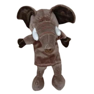 Imagem de Fantoche Pelúcia De Mão Animais, Elefante