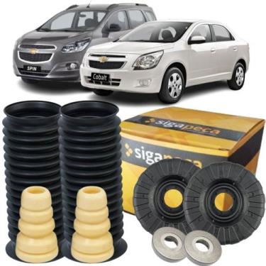 Imagem de 2 Kits Amortecedor Chevrolet Cobalt Spin Sonic Par Dianteiro - SIGA PE