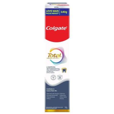Imagem de Creme Dental Colgate Total Prevenção Ativa Limpeza Interdental 140g