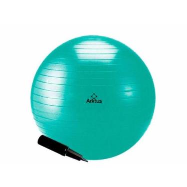 Imagem de Bola Suíça para Pilates - Inflável com Bomba - Anti-burst, 55cm - Arkt