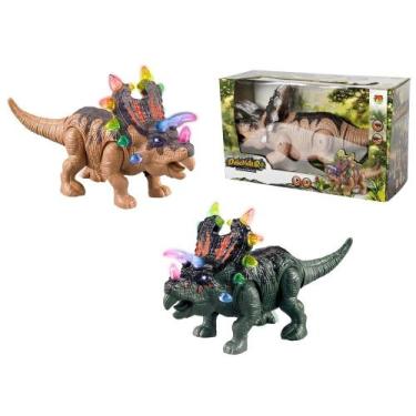 Imagem de Dinossauro Agujaceratops com Som Luz e Movimento - KOPECK