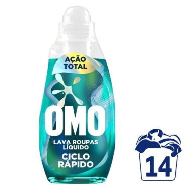 Imagem de Lava-Roupas Líquido Omo Ciclo Rápido Ação Total Frasco 750ml