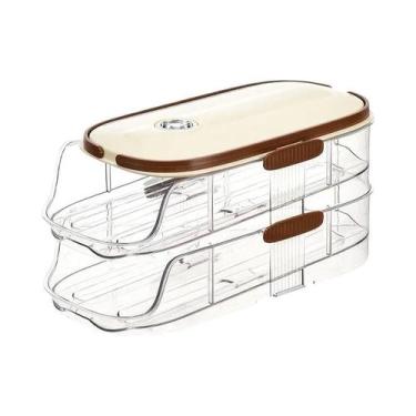 Imagem de Caixa De Armazenamento De Ovos Automática Para Refrigerador, Suporte P