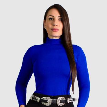 Imagem de Blusa Social Feminina Manga Longa Cacharrel Segunda Pele - Swiss Bouti