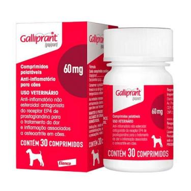 Imagem de Galliprant Anti-Inflamatório 60mg Elanco C/30 Comprimidos