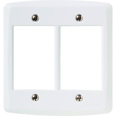 Imagem de Placa 6 Postos 4x4 Tramontina Lux² Branca