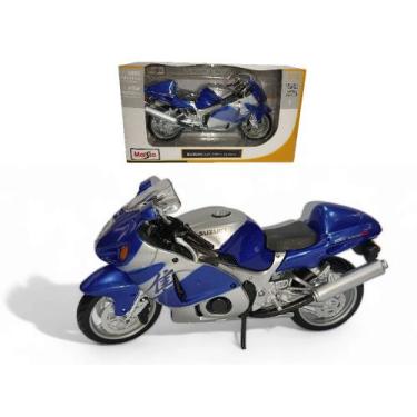 Imagem de Miniatura de moto escala 1/12 maisto, Suzuki gsx 1300r hayabusa