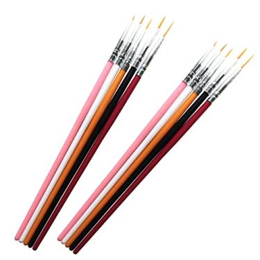 Imagem de 2x 5un Pincéis Ultra Fino Para Decorar Unhas