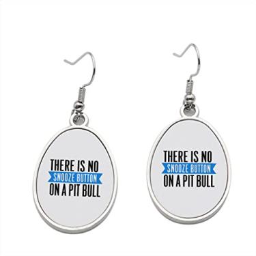 Imagem de Brinco de pit bull, não há botão de soneca, brincos pendurados para meninas, presente de festa de aniversário dos namorados