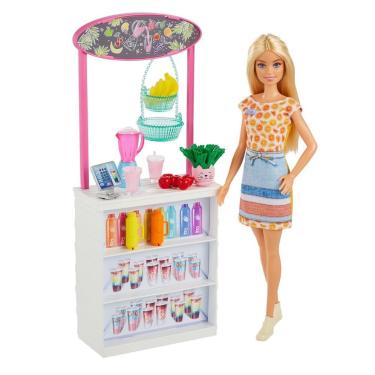 Conjunto e Boneca - Barbie SPA - Salão de Beleza - Manicure e