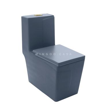 Imagem de Vaso Sanitário Monobloco Topázio Pingoo.casa - Cinza