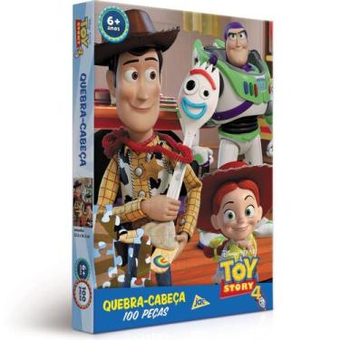 Imagem de Quebra Cabeça - Toy Story 4 - Disney - 100 Peças - Toyster