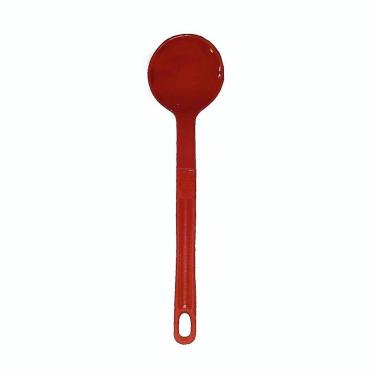 Imagem de Concha de Feijão Nylon Talher Cozinha Utensílio Vermelho28cm