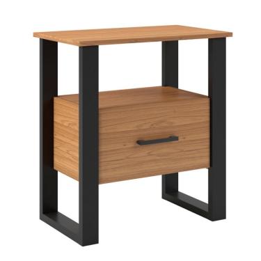 Imagem de Mesa de Cabeceira Barry 1 GV Freijó e Preta