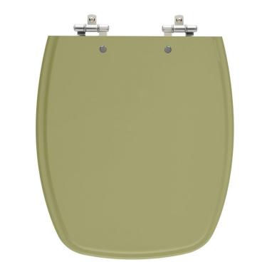 Imagem de Assento Laqueado Stylus Verde Itapuã Tampa Para Vaso Celite