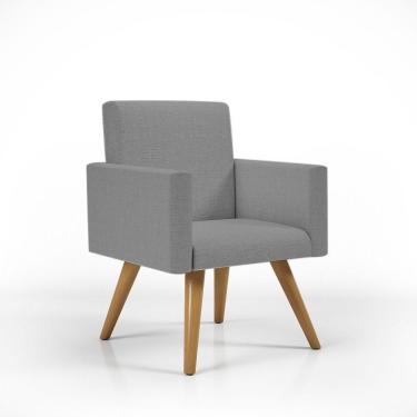 Imagem de Cadeira Poltrona Para Escritório Em LinhoGrafite