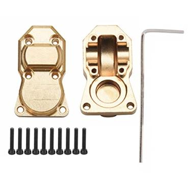 Imagem de Front Rear Diff Cover,RC Brass 1/24 RC Car Counterweight Diff Cover for SCX24 AXI 00002 for SCX24 AXI 00001 for SCX24 AXI 90081 RC Car