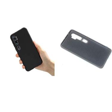 Imagem de Capa Antishock Tpu Aveludada (PRETA) Xiaomi Mi Note 10 / Mi Note 10 Pro (Tela 6.47) (Microfibra)