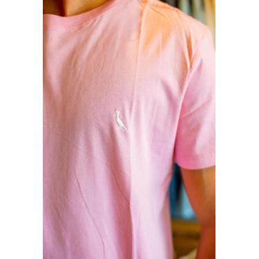 Imagem de Camiseta Reserva Masculina Careca Rosa Bebê Pica Pau Branco