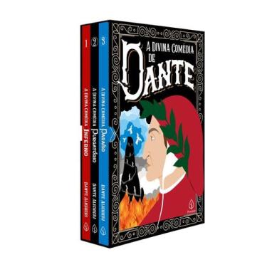 Imagem de Box 3 Livros A Divina Comédia Completa Dante Alighieri