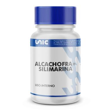 Imagem de Protetor hepático natural - Alcachofra 300mg + Silimarina 50mg 60 Cápsulas