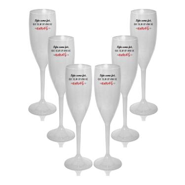 Imagem de Kit 6 Taças Champagne Personalizadas Seja como for...
