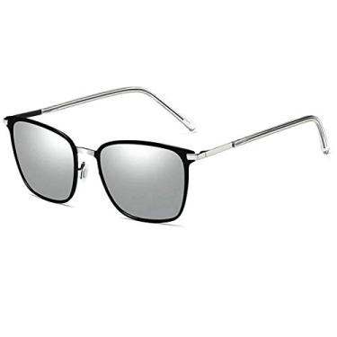 Imagem de Óculos de Sol Masculino Designer Retro Casual com Lentes Polarizada com Proteção Uv400 (C2)