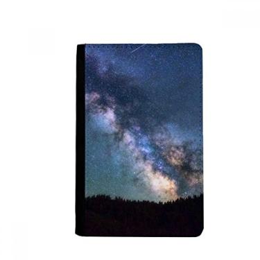 Imagem de Carteira porta-cartões Blue Dark Stars Clouds porta-passaporte Notecase Burse