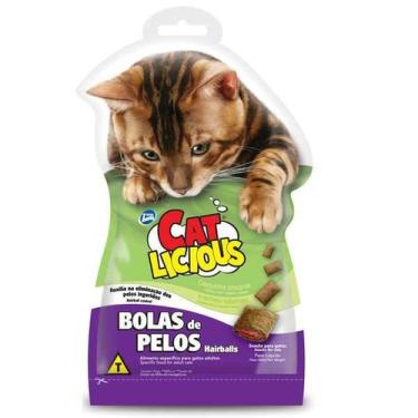 Imagem de Petisco Cat Licious Bolas De Pelos 40G - Total