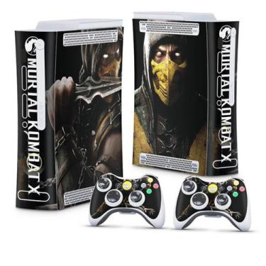 Imagem de Adesivo Compatível Xbox 360 Fat Arcade Skin - Mortal Kombat X Scorpion