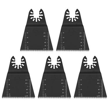 Imagem de Sluffs 5pcs 65mm Alta Aço Carbono Oscilante Multi Ferramenta Lâmina De Serra Substituição Universal Metal Madeira Oscilante Multiferramenta Lâminas De Serra De Liberação Rápida Para Madeira Plástico C