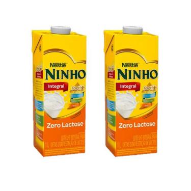 Imagem de Kit 2 Und Leite Ninho Integral Zero Lactose 1L