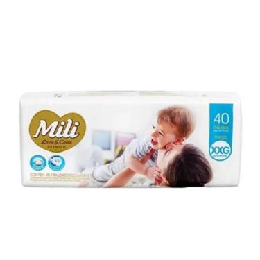 Imagem de Fralda Infantil Mili Love & Care Premium Xxg C/40