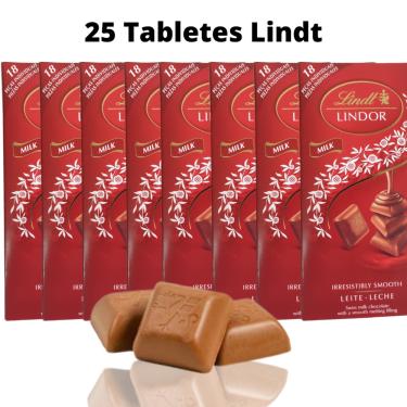 Imagem de Chocolate Lindt Lindor Singles Milk 100g Kit exclusivo 25Un