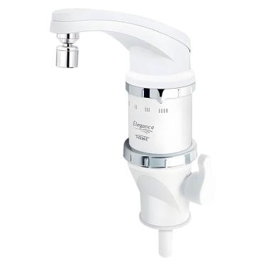 Imagem de Torneira Elétrica Fame Elegance 4 Temperaturas Super Potente de Bancada Branca 220V