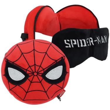 Imagem de Homem Aranha Mascara Dormir Almofada Pescoço Oficial Marvel Spider-Man