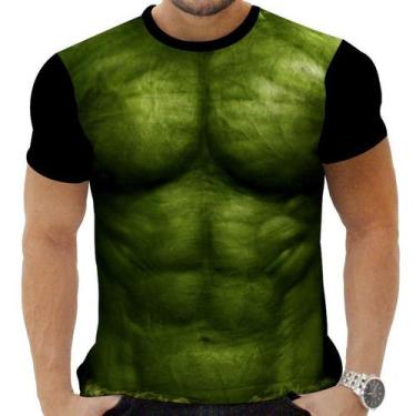 Imagem de Camiseta Camisa Personalizada Herois Traje Hulk 2_X000d_ - Zahir Store