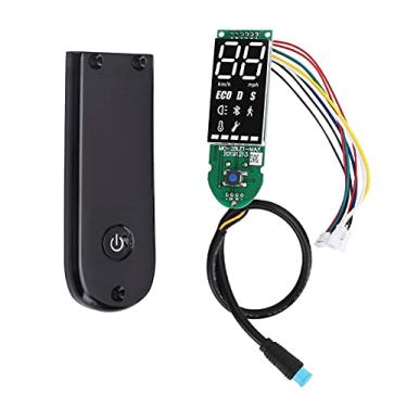 Imagem de PenRux Scooter BT Painel de exibição digital, 36V Scooter elétrico BT painel de exibição digital com tampa de painel de exibição, conjunto de painel de exibição para scooter elétrico Ninebot MAX G30