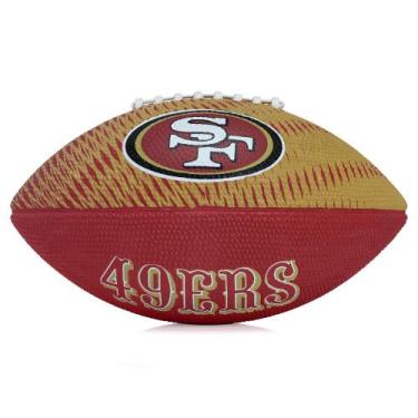 Imagem de Bola De Futebol Americano Wilson Nfl Team Junior Tailgate San Francisc